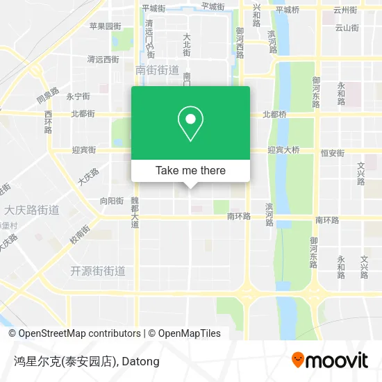 鸿星尔克(泰安园店) map
