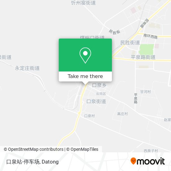 口泉站-停车场 map