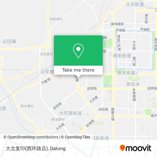 大北复印(西环路店) map