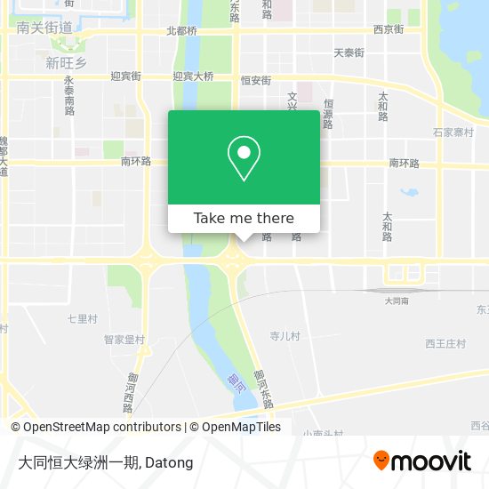 大同恒大绿洲一期 map