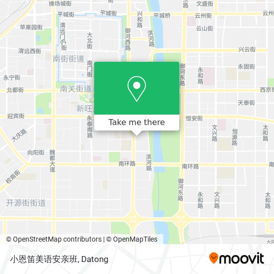 小恩笛美语安亲班 map