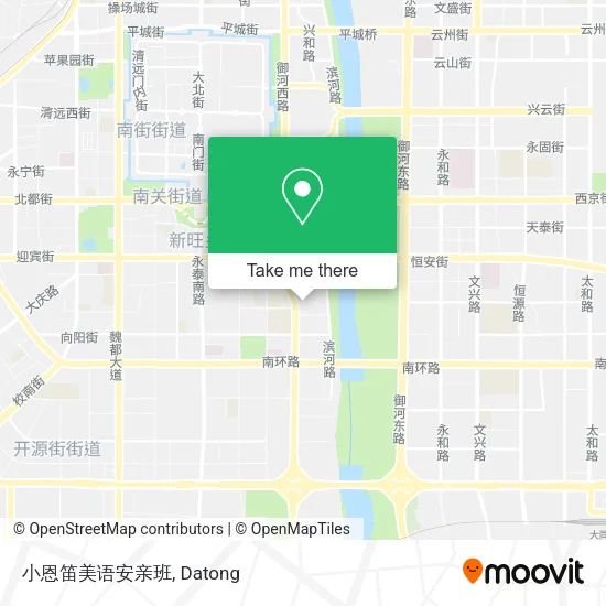 小恩笛美语安亲班 map