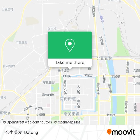余生美发 map