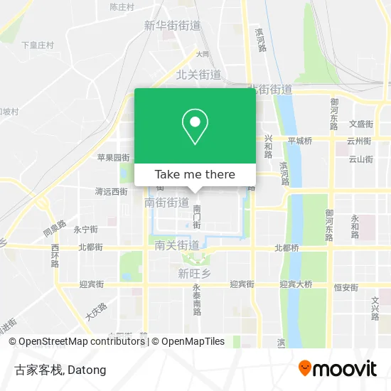 古家客栈 map