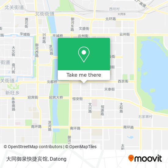 大同御泉快捷宾馆 map