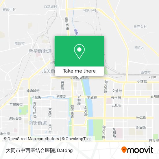大同市中西医结合医院 map