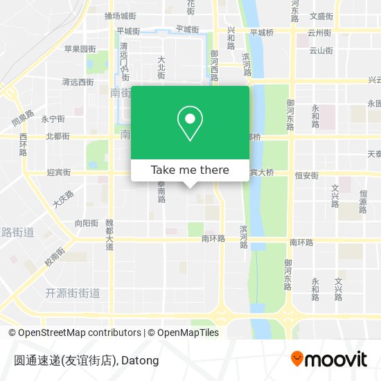 圆通速递(友谊街店) map