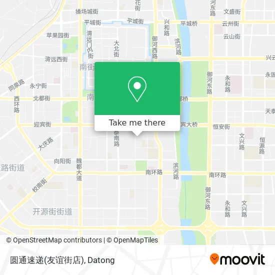 圆通速递(友谊街店) map