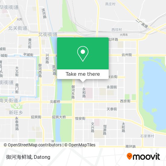 御河海鲜城 map