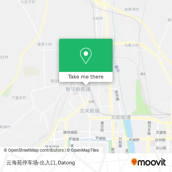 云海苑停车场-出入口 map