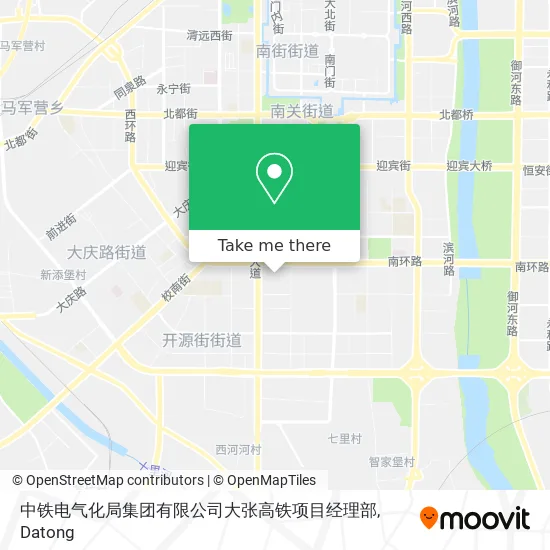 中铁电气化局集团有限公司大张高铁项目经理部 map