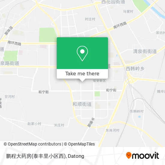 鹏程大药房(泰丰里小区西) map