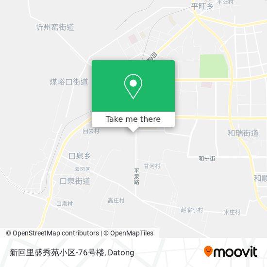 新回里盛秀苑小区-76号楼 map