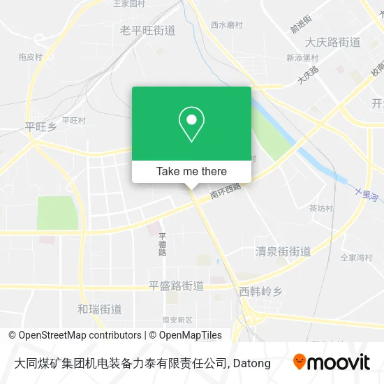 大同煤矿集团机电装备力泰有限责任公司 map