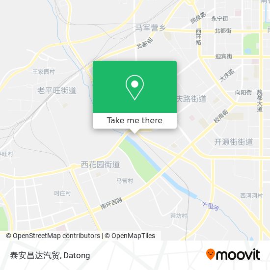 泰安昌达汽贸 map
