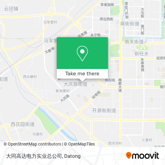 大同高达电力实业总公司 map