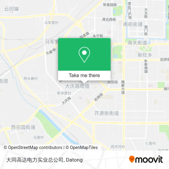 大同高达电力实业总公司 map
