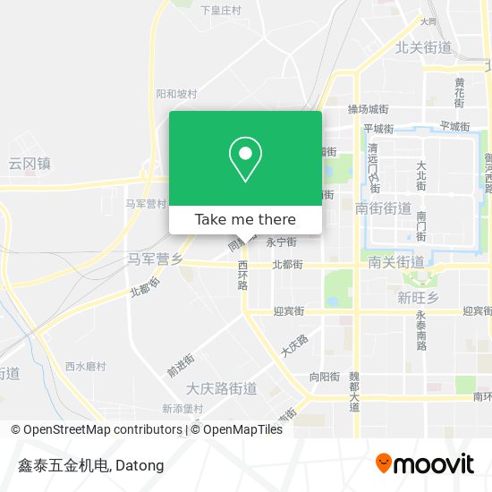 鑫泰五金机电 map