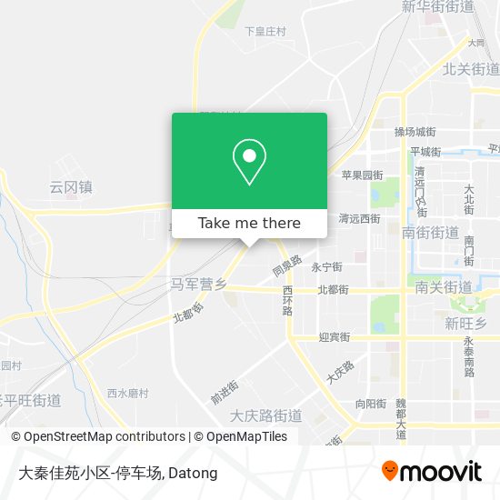 大秦佳苑小区-停车场 map