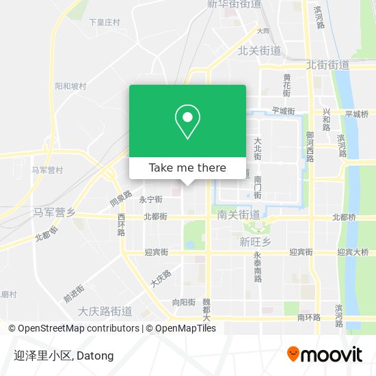 迎泽里小区 map