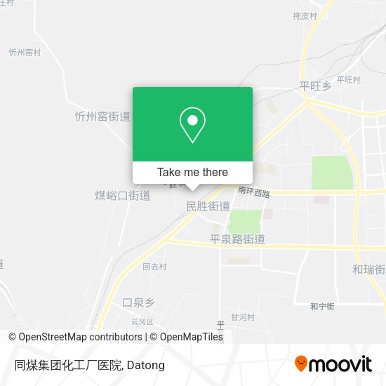 同煤集团化工厂医院 map