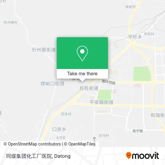 同煤集团化工厂医院 map