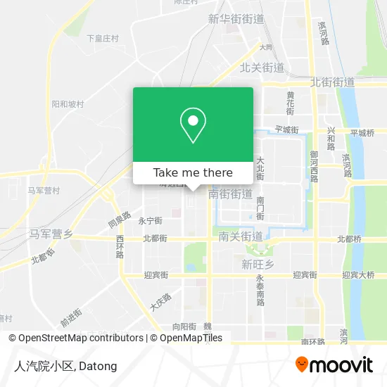 人汽院小区 map