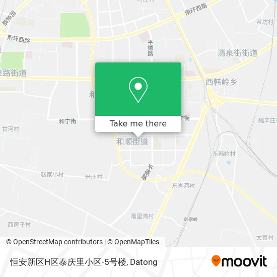 恒安新区H区泰庆里小区-5号楼 map