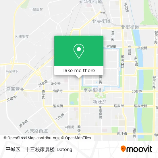 平城区二十三校家属楼 map