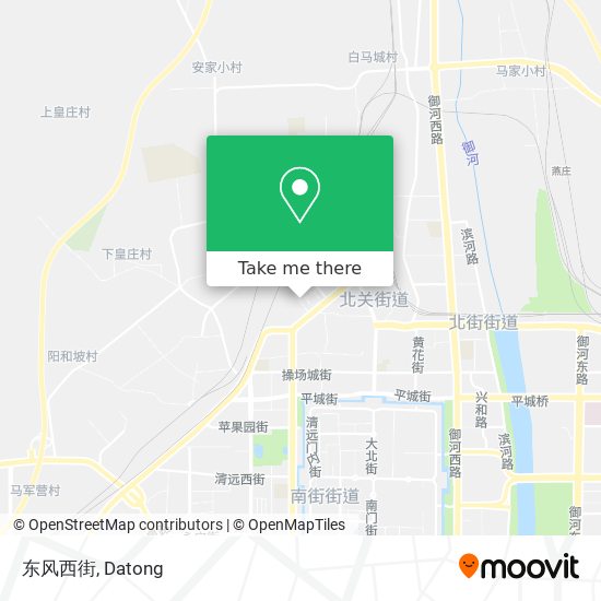 东风西街 map