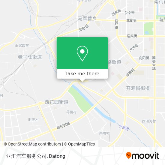 亚汇汽车服务公司 map