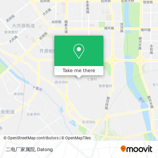 二电厂家属院 map