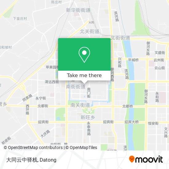 大同云中驿栈 map