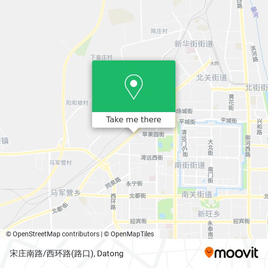 宋庄南路/西环路(路口) map