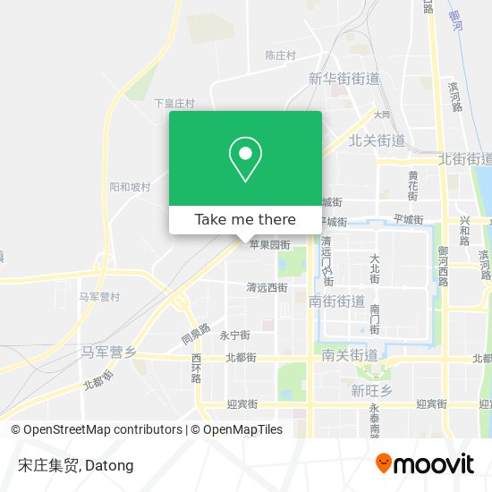 宋庄集贸 map