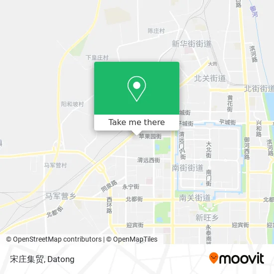 宋庄集贸 map