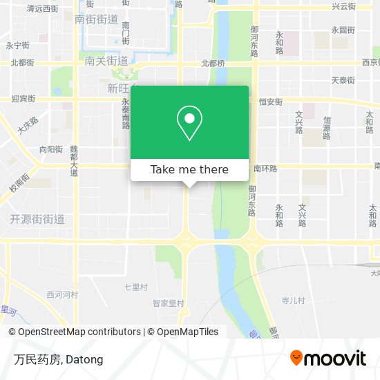 万民药房 map
