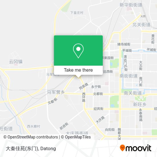 大秦佳苑(东门) map