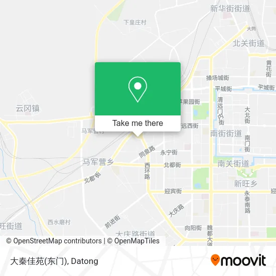 大秦佳苑(东门) map