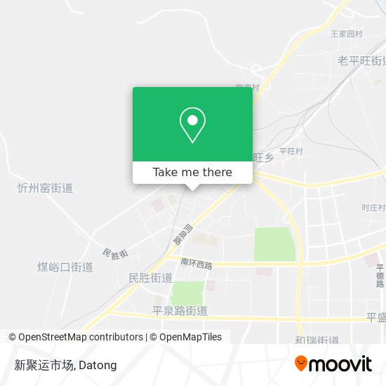 新聚运市场 map