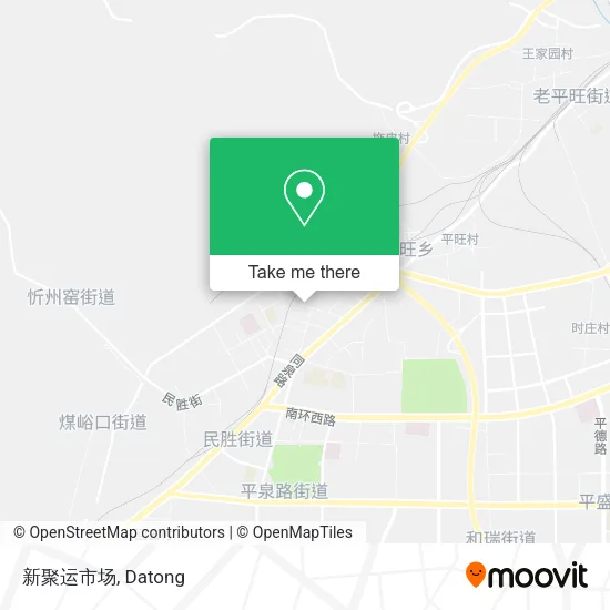 新聚运市场 map