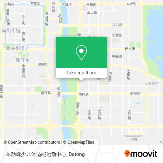 乐动蜂少儿体适能运动中心 map