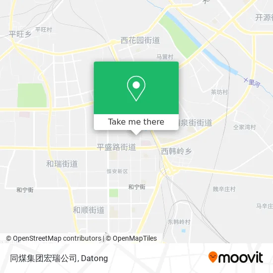 同煤集团宏瑞公司 map