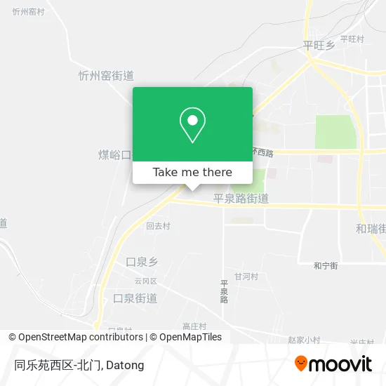 同乐苑西区-北门 map