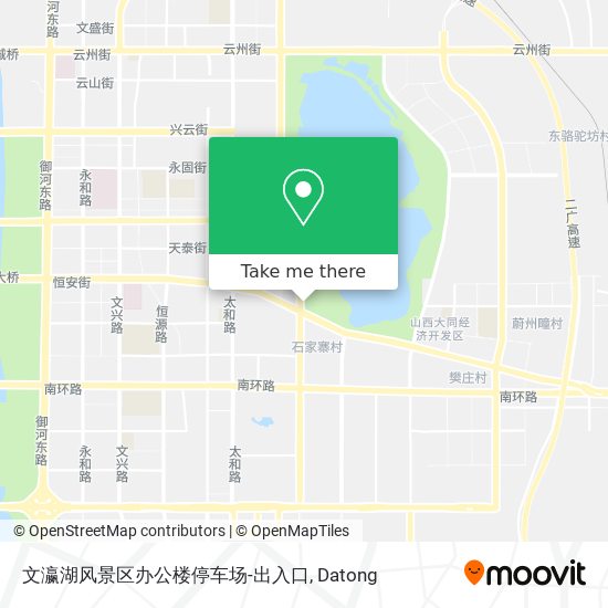 文瀛湖风景区办公楼停车场-出入口 map