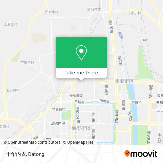 千华内衣 map