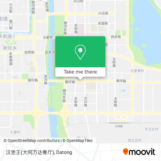汉堡王(大同万达餐厅) map