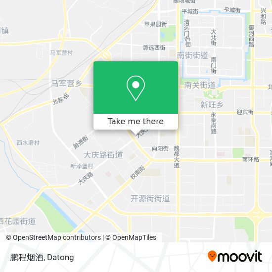 鹏程烟酒 map