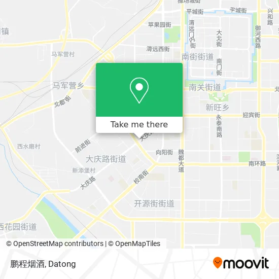 鹏程烟酒 map