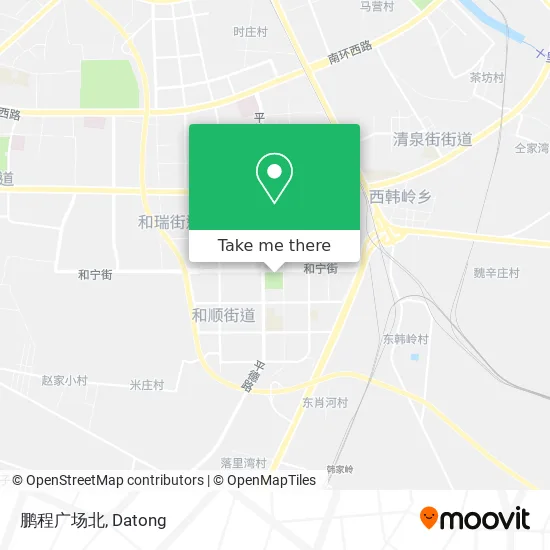鹏程广场北 map
